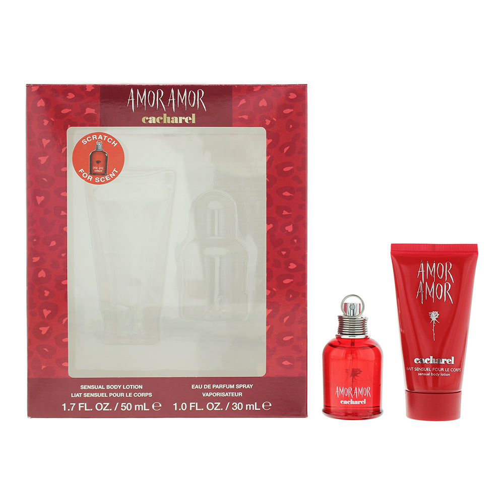 Cacharel Amor Amor Piece Gift Set: Eau De Toilette 30ml Body