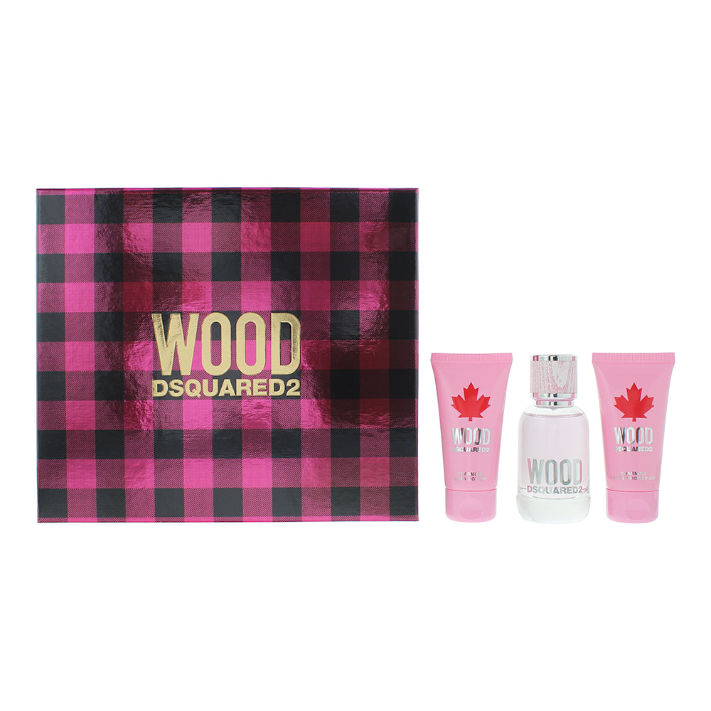 Dsquared2 Wood Piece Gift Set: Eau de Toilette 50ml Body