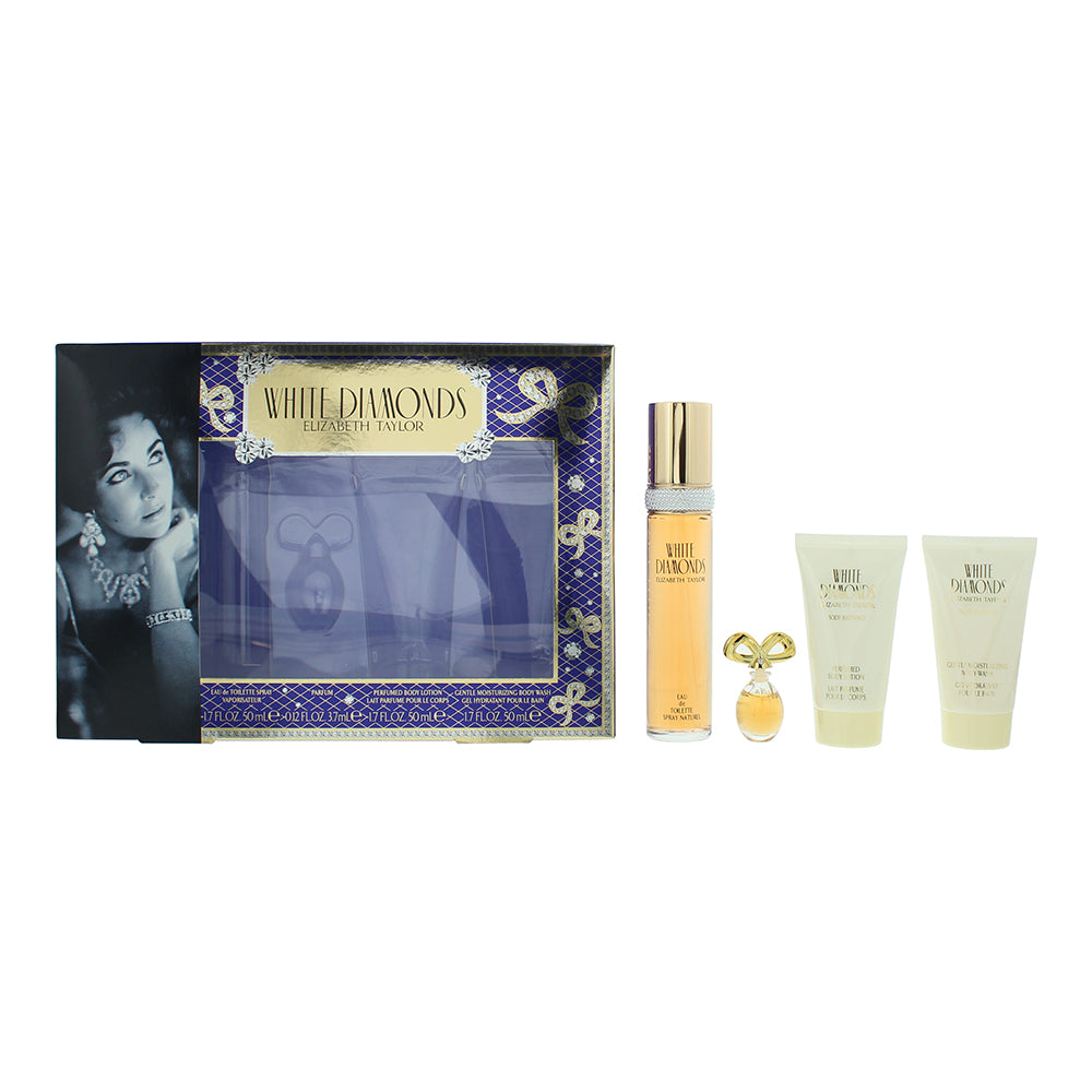 Elizabeth Taylor White Diamonds Piece Gift Set: Eau De Toilette