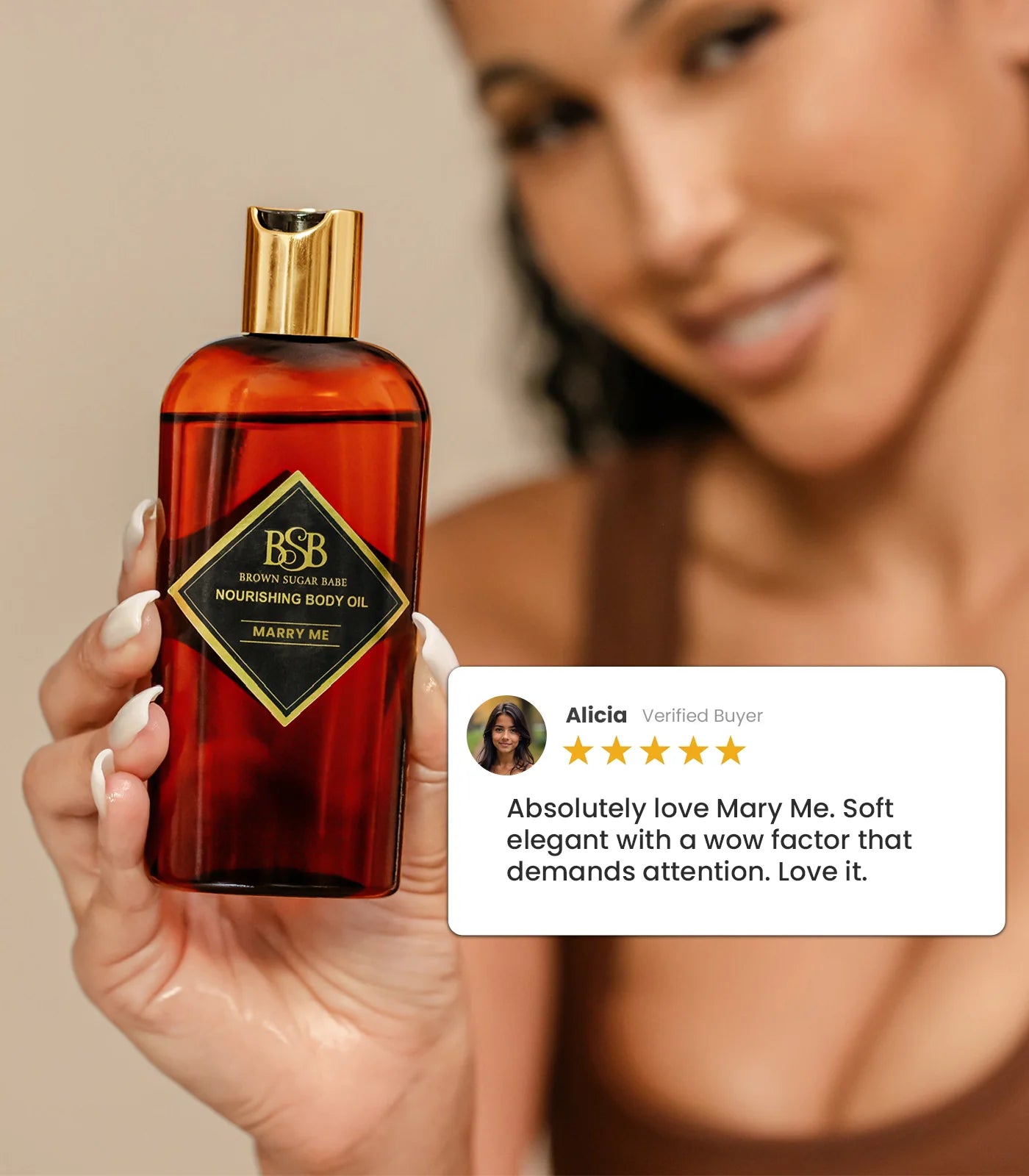 Brown Sugar Babe Marry Me Nourishing Body Oil