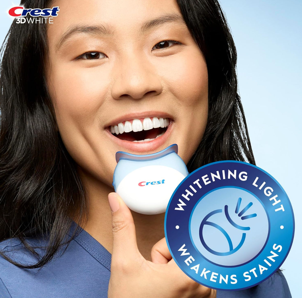 Crest 3D Whitestrips USA Imported 40 Strips with LED Accelerator Light Teeth Whitening