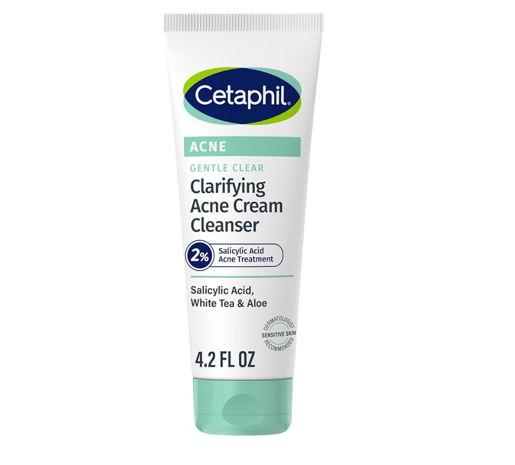 Cetaphil Acne Face Wash Cream Cleanser 2% Salicylic Acid