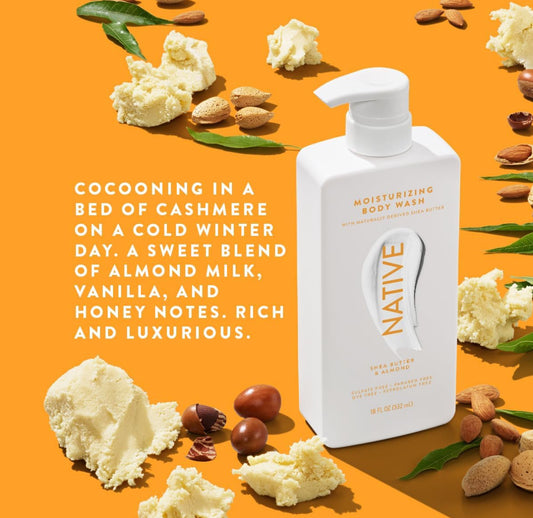 Native Shea Butter & Almond Moisturising Body Wash