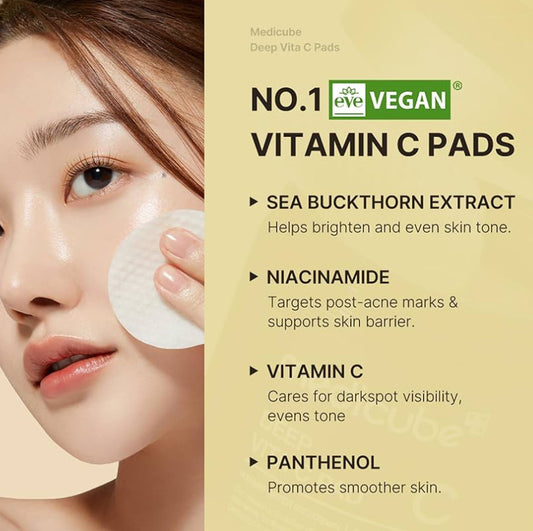 Medicube Deep Vita C Facial Pads