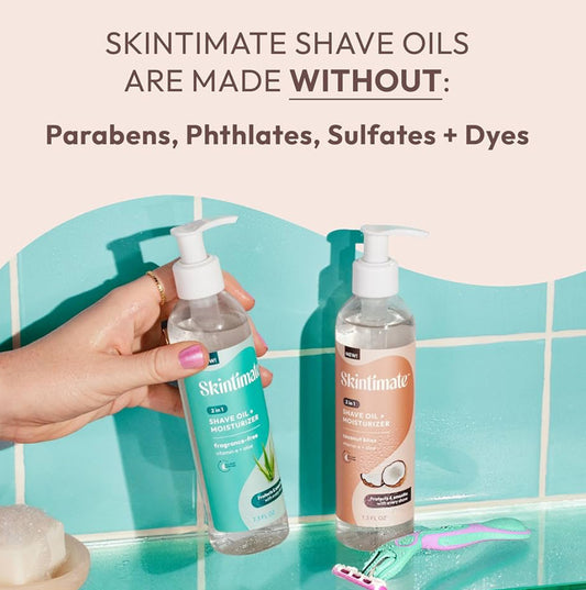 Skintimate 2-in-1 Shave Oil & Moisturiser Coconut Bliss
