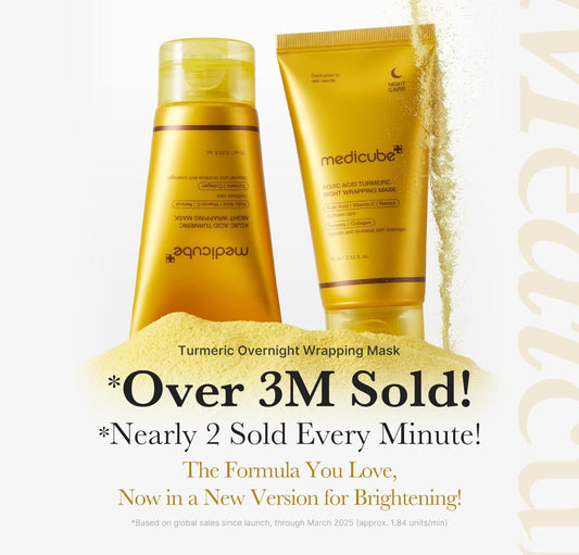Medicube Kojic Acid Turmeric Overnight Wrapping Peel Off Face Mask