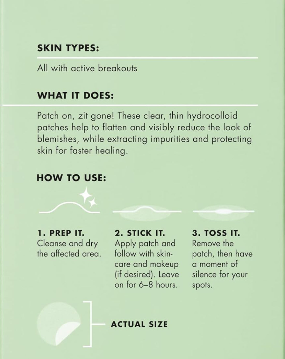 e.l.f. SKIN Blemish Breakthrough Stick It To Zits Acne Pimple Patches