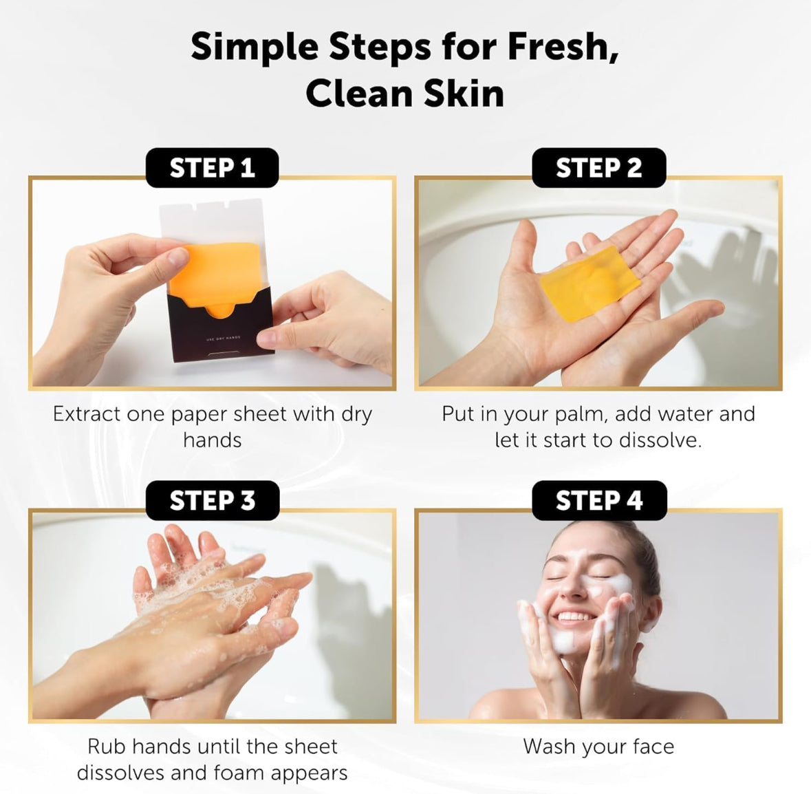 VALITIC Turmeric Kojic Acid Cleansing Soap Melting Sheets - 2 Pack