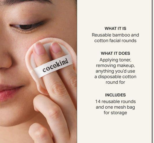 Cocokind Reusable Facial Rounds