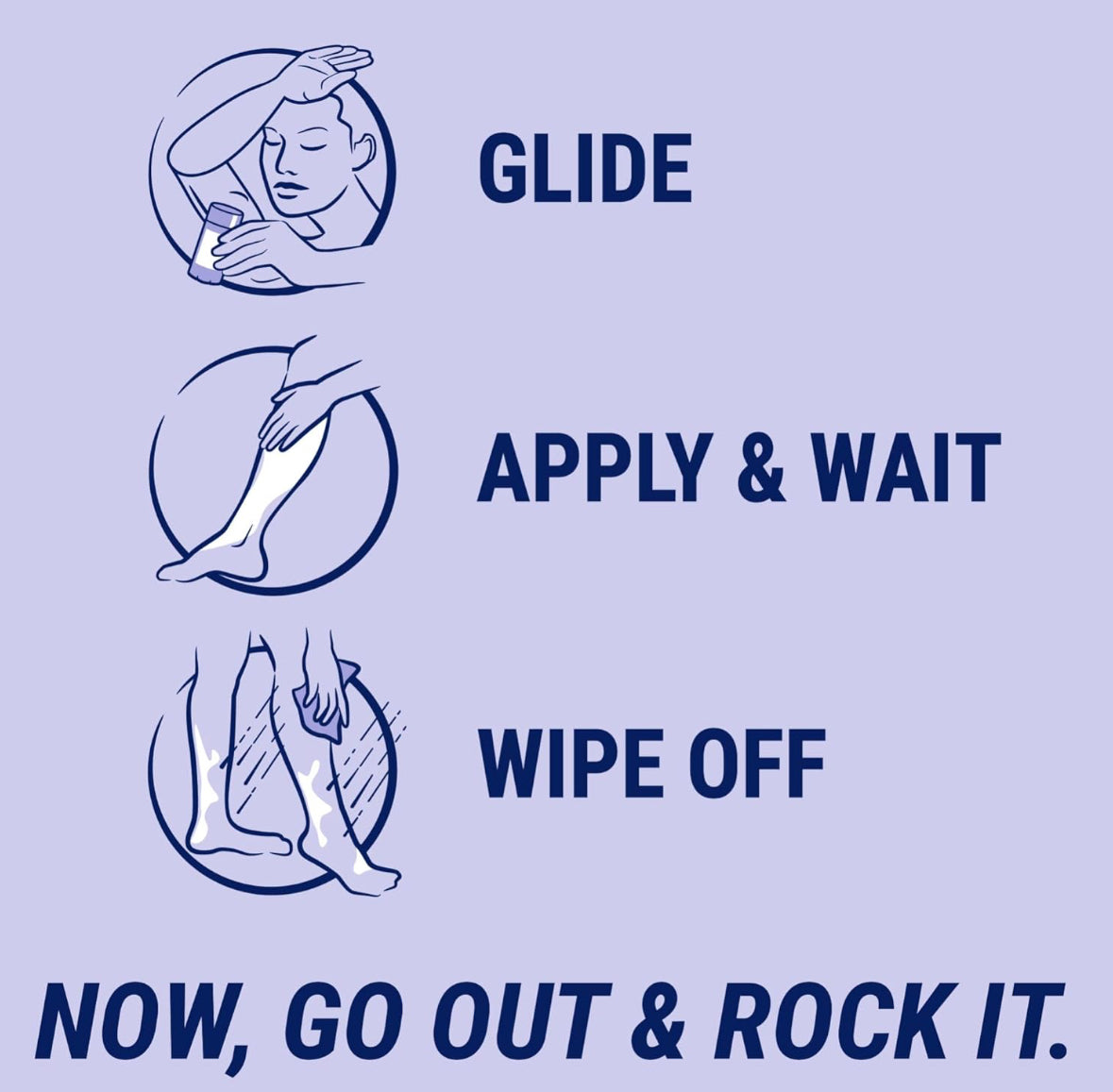 Nair Glide On Hair Removal Cream