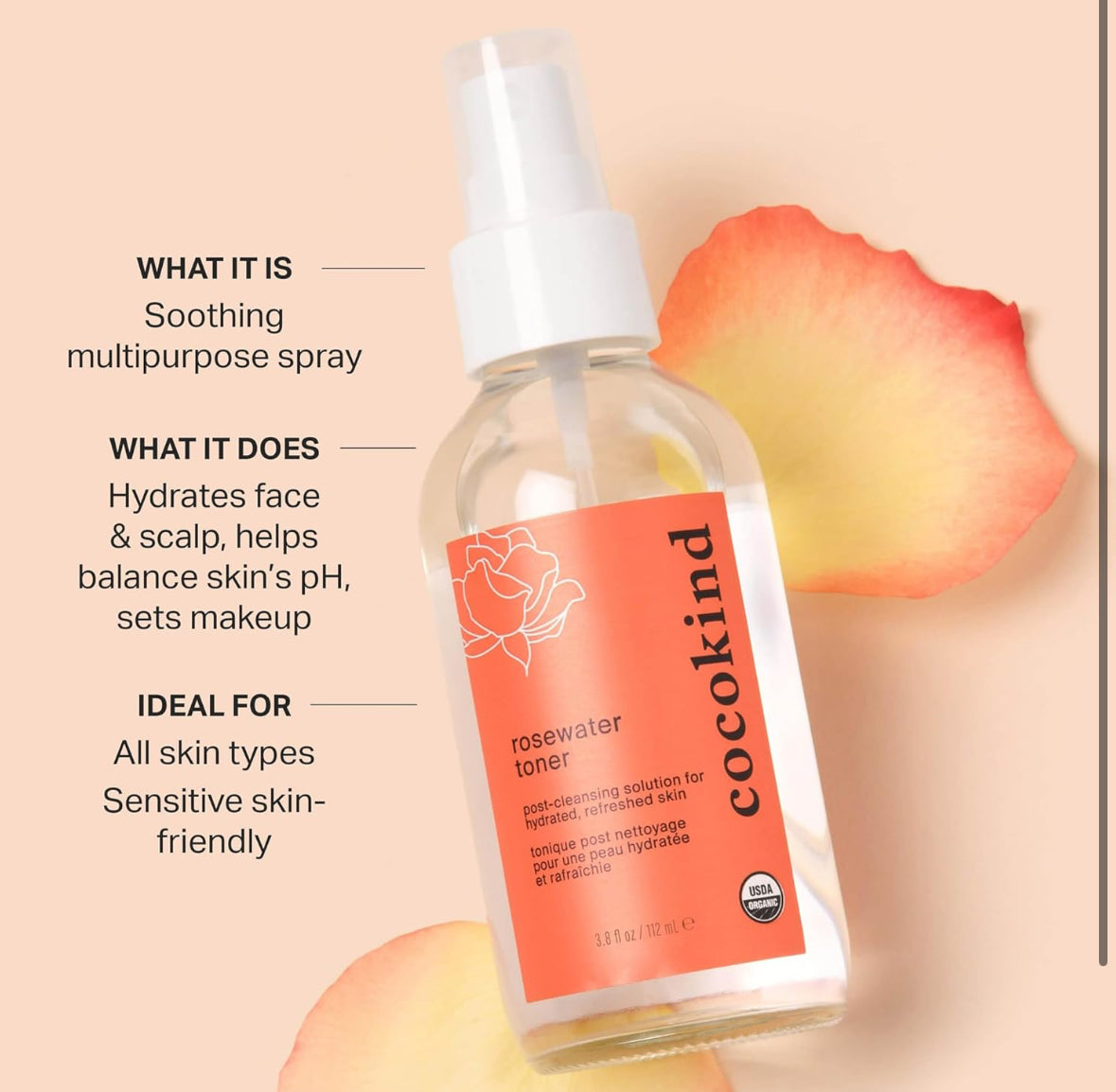 Cocokind Rosewater Facial Toner