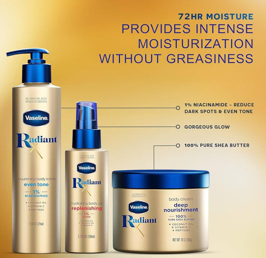Vaseline Radiant X Skin Care Set