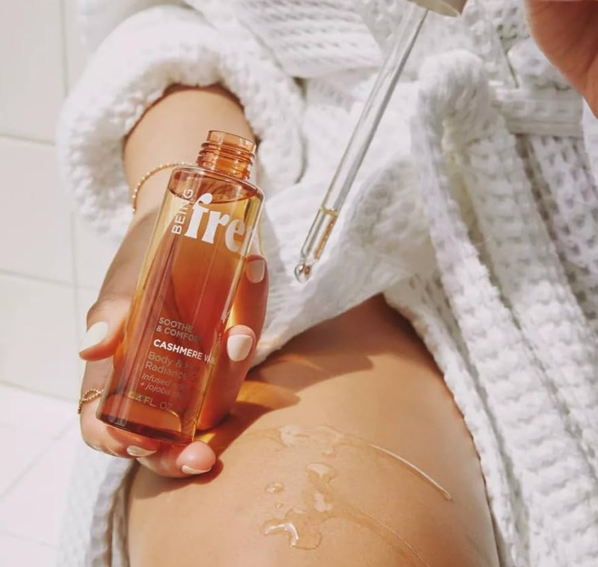 Being Frenshe Cashmere Vanilla Body & Hair Radiance Oil