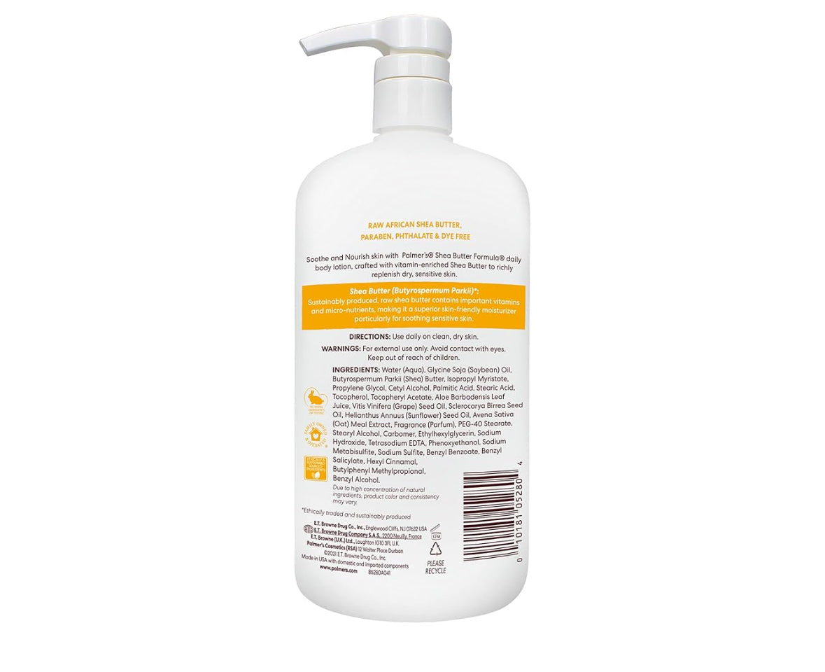 Palmer's Shea Formula Raw Shea Body Lotion Value Size 1L