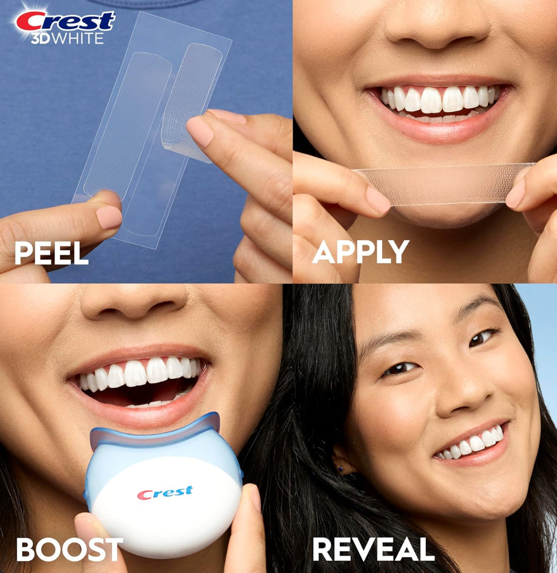 Crest 3D Whitestrips USA Imported 40 Strips with LED Accelerator Light Teeth Whitening