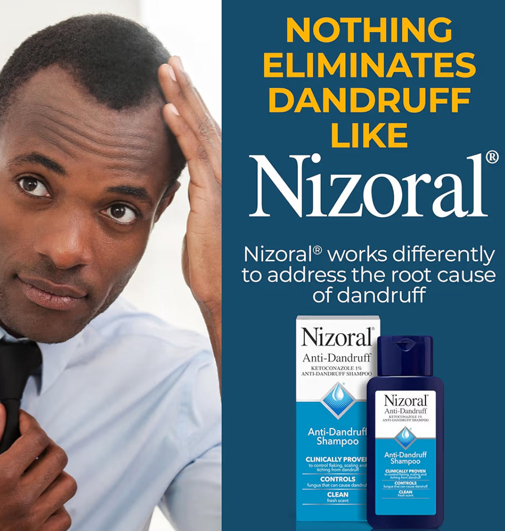 Nizoral Anti-Dandruff Shampoo with 1% Ketoconazole Fresh Scent