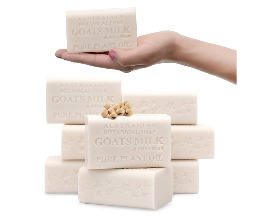 Australian Botanical Soap Goat Milk Soap Bars Pack of 8