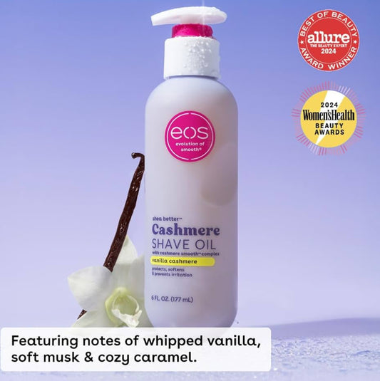 EOS Vanilla Cashmere Skin Collection Shave Oil