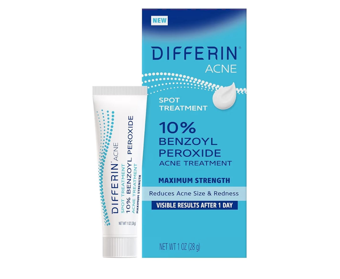 Differin Acne Spot Treatment Benzoyl Peroxide Gel