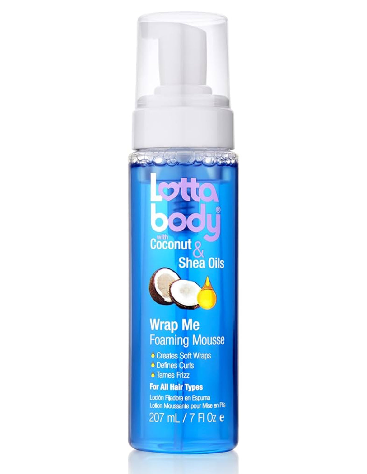 Lottabody Coconut Oil and Shea Wrap Me Foaming Curl Mousse