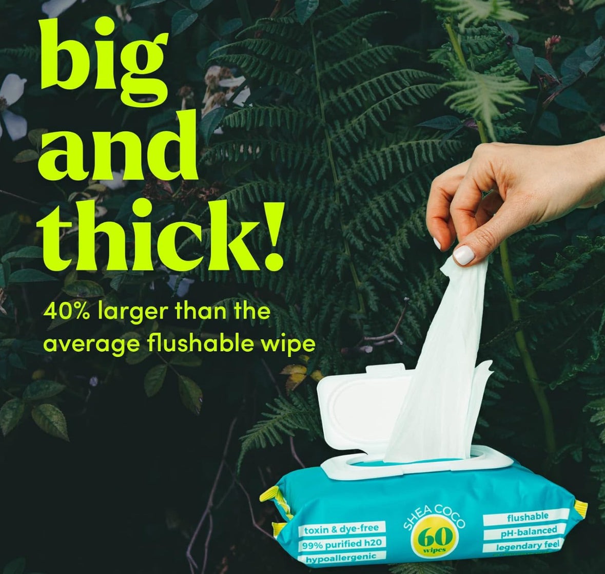 Goodwipes Flushable Butt Wipes Made with Vitamin E & Aloe - 360 Count (6 Packs)