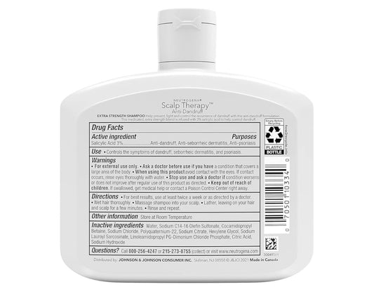 Neutrogena Scalp Therapy Anti-Dandruff Shampoo Extra Strength