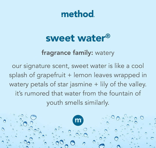 Method Sweet Water Foaming Hand Soap Pack of 3