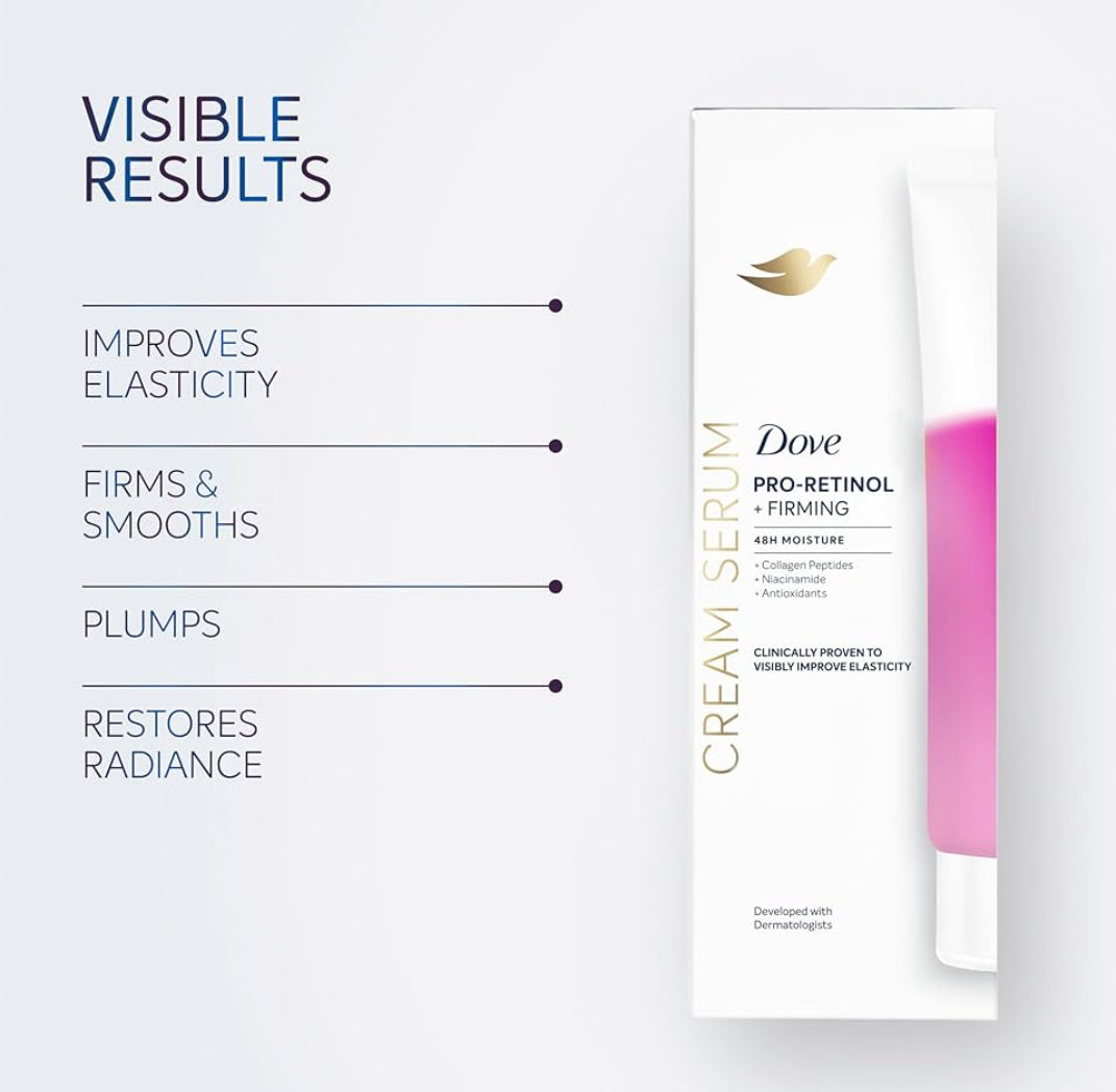 Dove Body Cream Serum Pro-Retinol + Firming