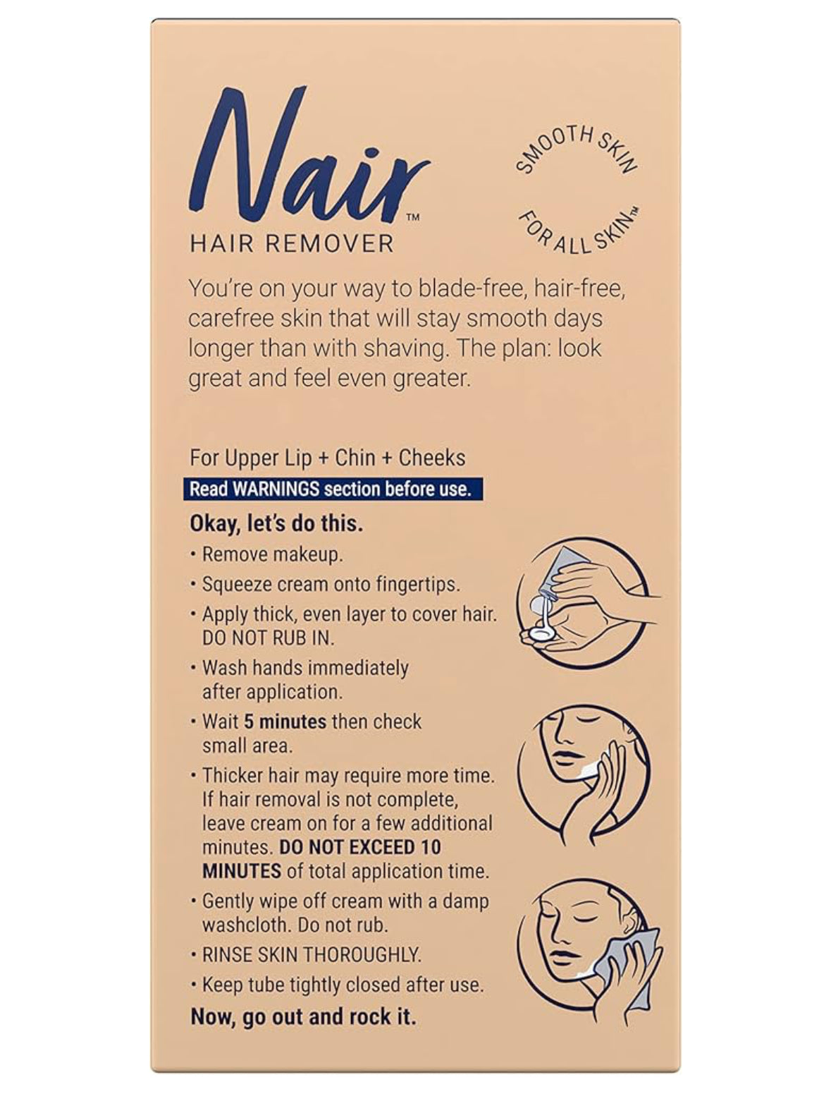 Nair Hair Remover Moisturizing Face Cream