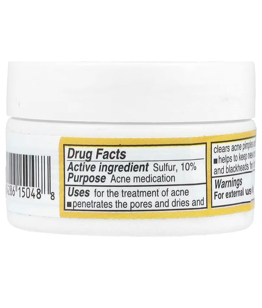 De La Cruz Acne Treatment Ointment with 10% Sulfur Max Strength