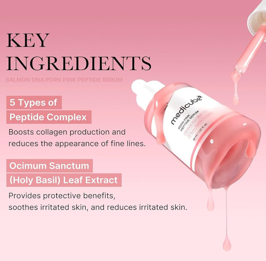Medicube Salmon DNA PDRN Pink Peptide Serum