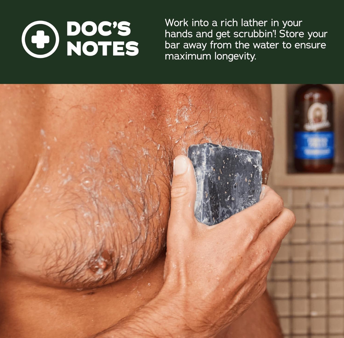 Dr. Squatch Natural Bar Soap for Men Cold Process 3 Pack