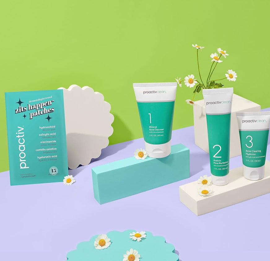 Proactiv Clean 3 Step Acne Routine w/ Pimple Patches