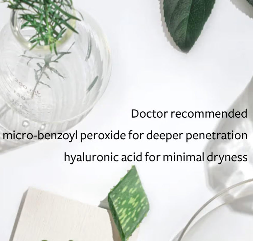 Dr Song Benzoyl Peroxide Wash 10% with Hyaluronic Acid Acne Treatment