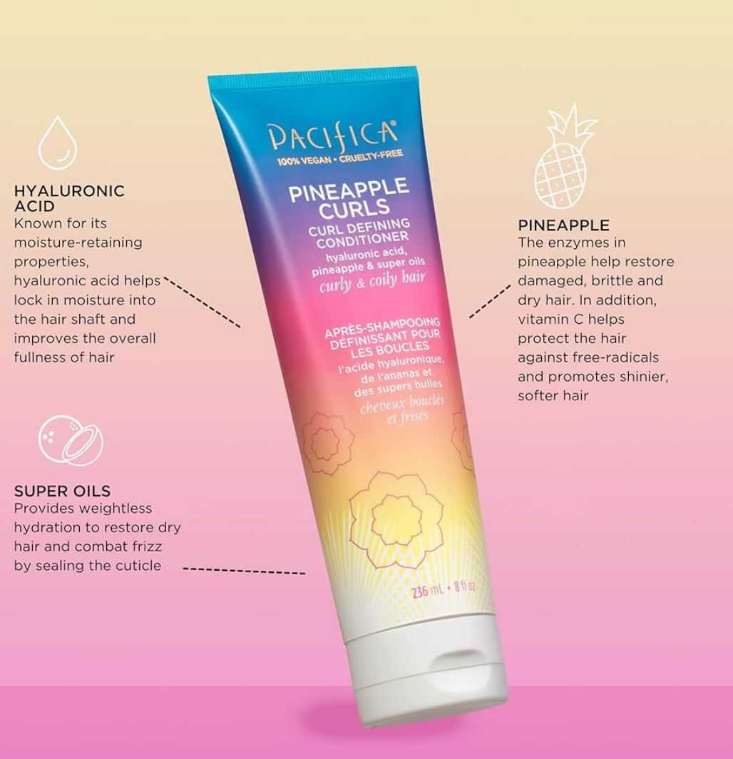 Pacifica Shampoo & Conditioner Set - Pineapple Curls
