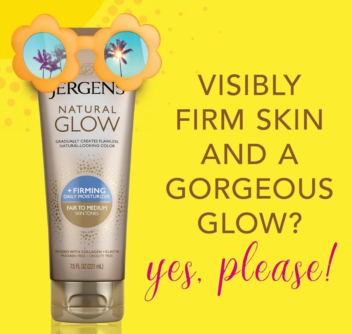 Jergens Natural Glow + Firming Self Tanner Body Lotion