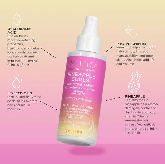 Pacifica Pineapple Curls Refresher Mist