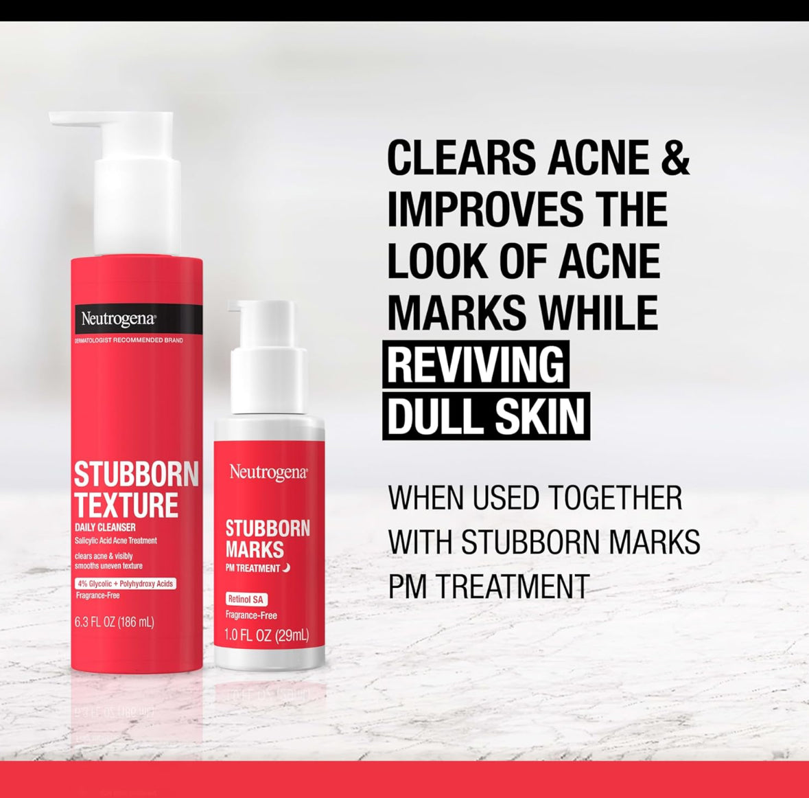 Neutrogena Stubborn Texture Daily Acne Facial Cleanser