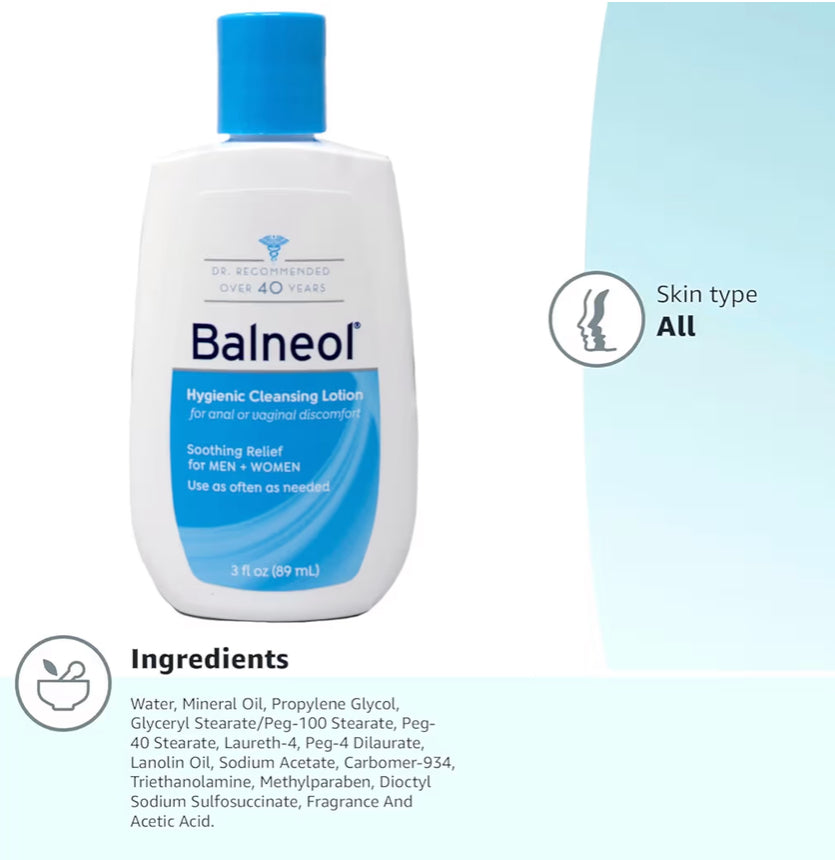 Balneol Hygienic Cleansing Lotion Pack of 2