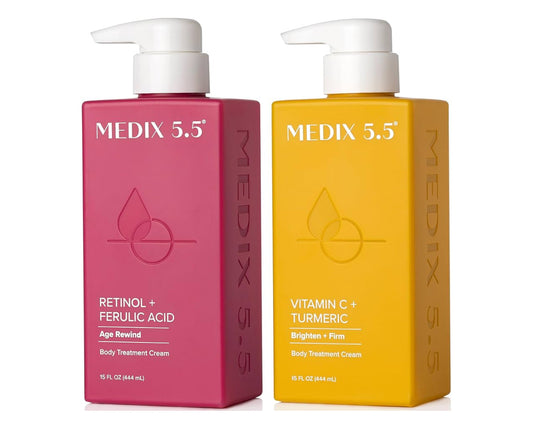Medix 5.5 Retinol Body Cream + Vitamin C Lotion Anti Aging