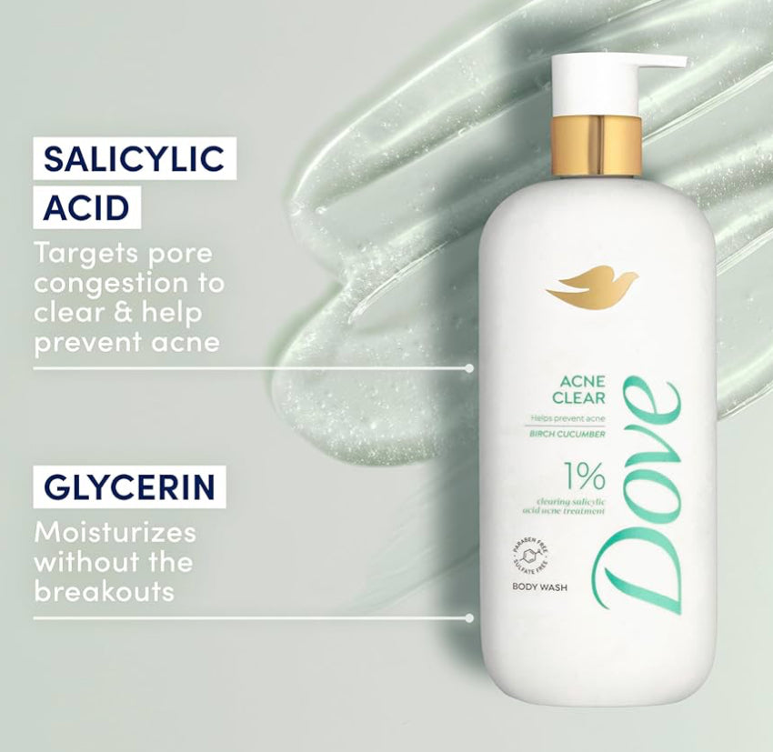 Dove Acne Body Wash 1% Salicylic Acid
