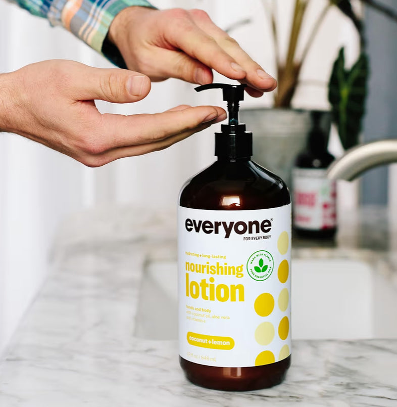 Everyone Nourishing Hand and Body Lotion Pack of 2 Coconut & Lemon