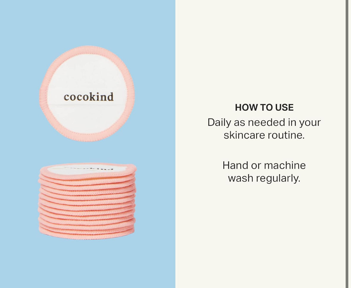 Cocokind Reusable Facial Rounds