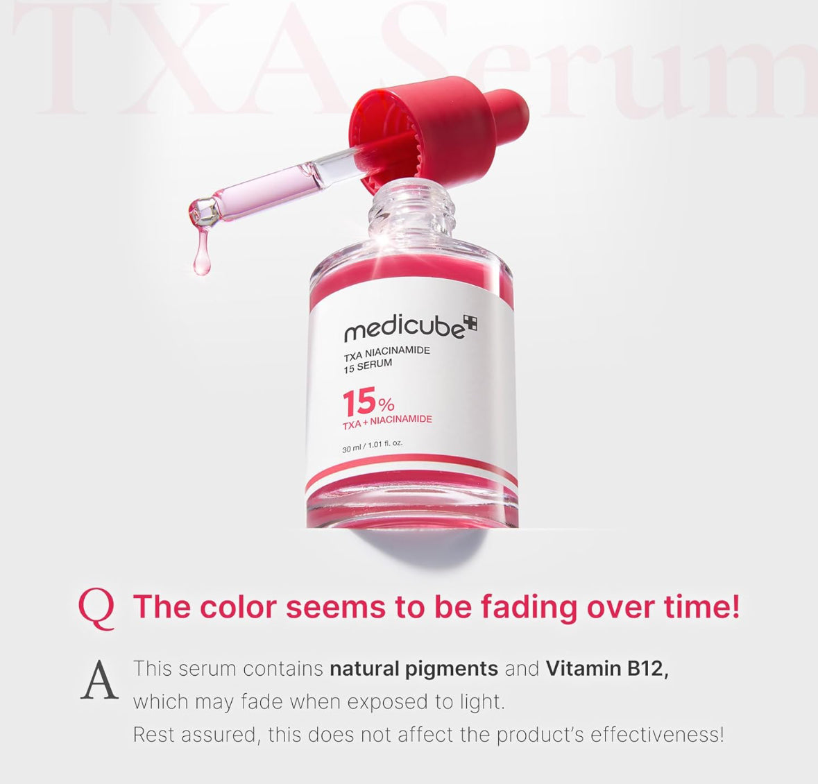 medicube TXA+Niacinamide 15% Glow Facial Serum for After Spot Care