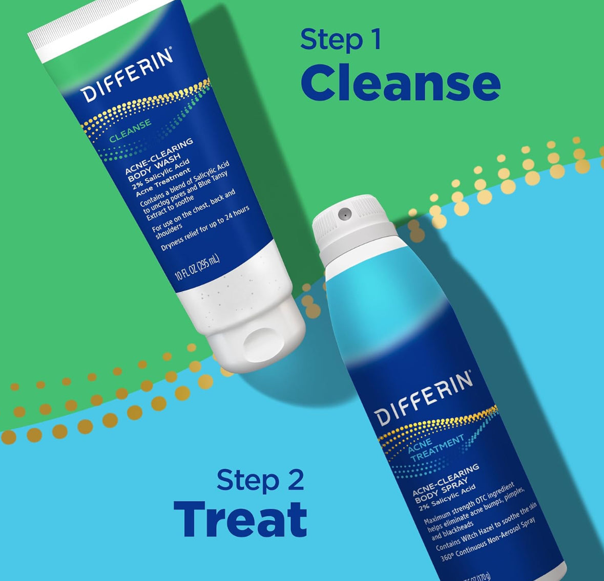 Differin Acne Body Spray with Salicylic Acid