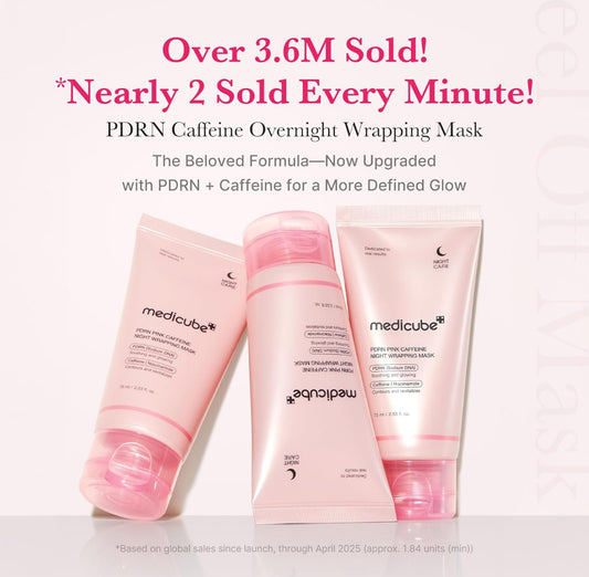 Medicube PDRN Caffeine Overnight Wrapping Peel Off Facial Mask
