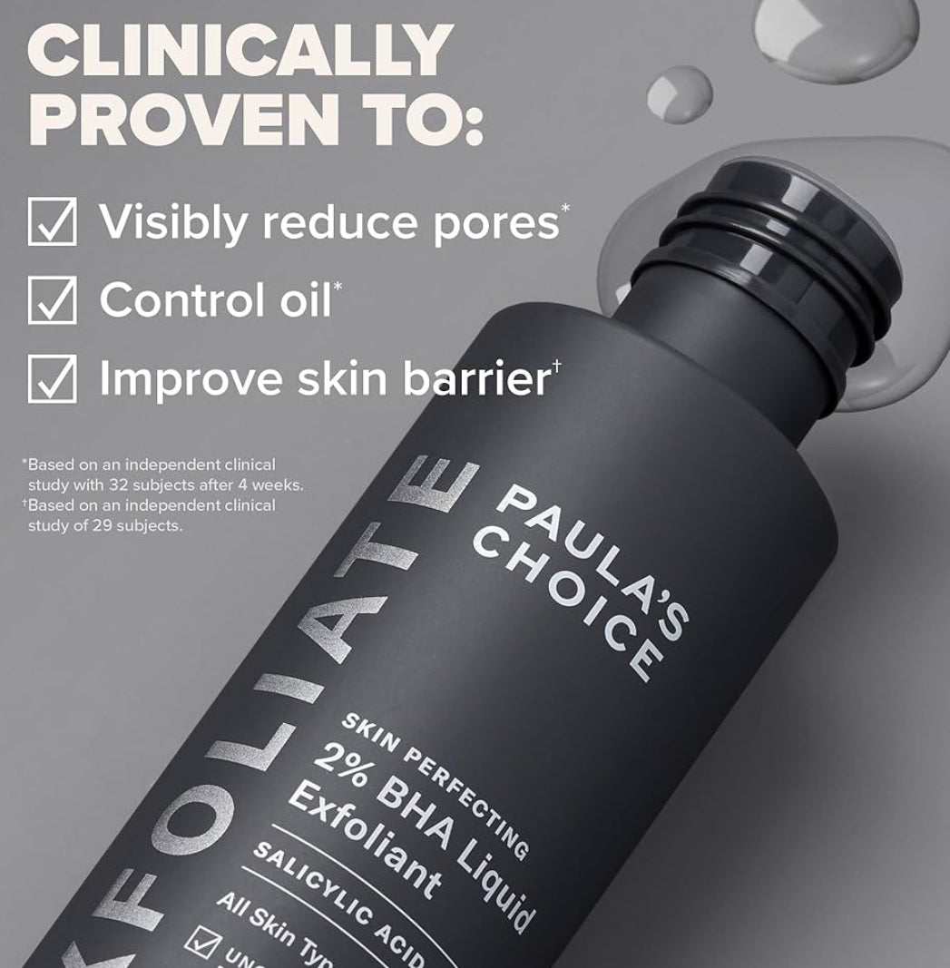 Paula's Choice Skin Perfecting 2% BHA Liquid Salicylic Acid Exfoliant-Facial Exfoliant