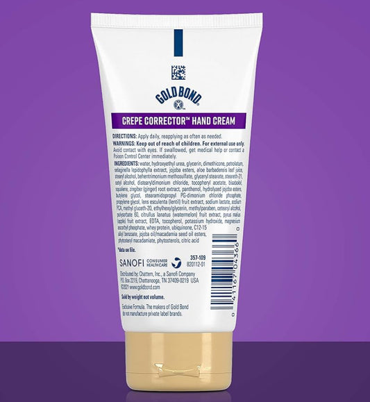 Gold Bond Age Renew Crepe Corrector Hand Cream