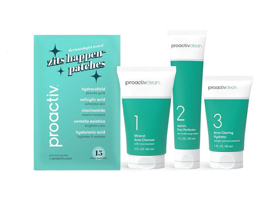 Proactiv Clean 3 Step Acne Routine w/ Pimple Patches
