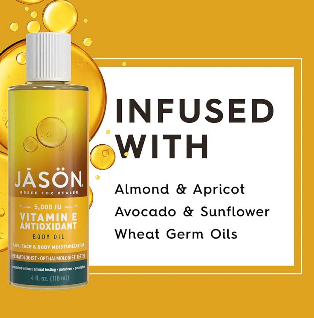 JASON Vitamin E 5,000 IU Moisturizing Body Oil